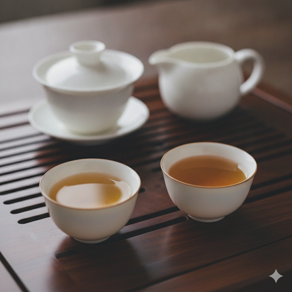 Oolong tea caffeine comparison short steep vs long steep