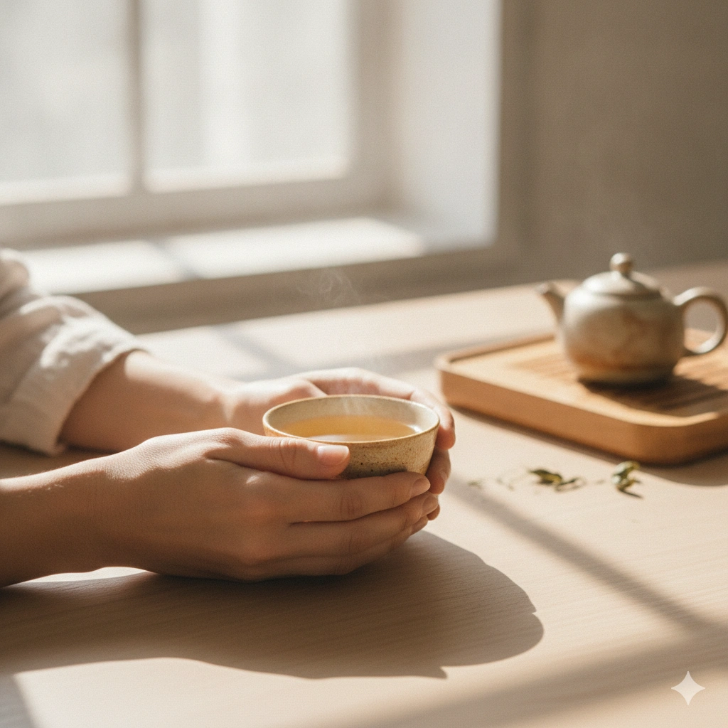 Morning oolong tea ritual for a calm and focused start