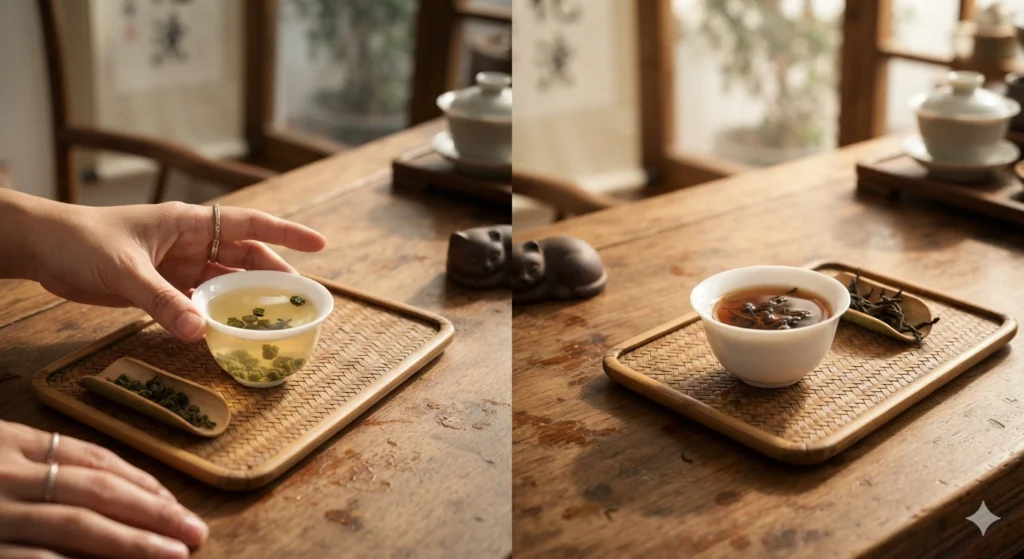 Tie Guan Yin vs Da Hong Pao beginner oolong tea comparison