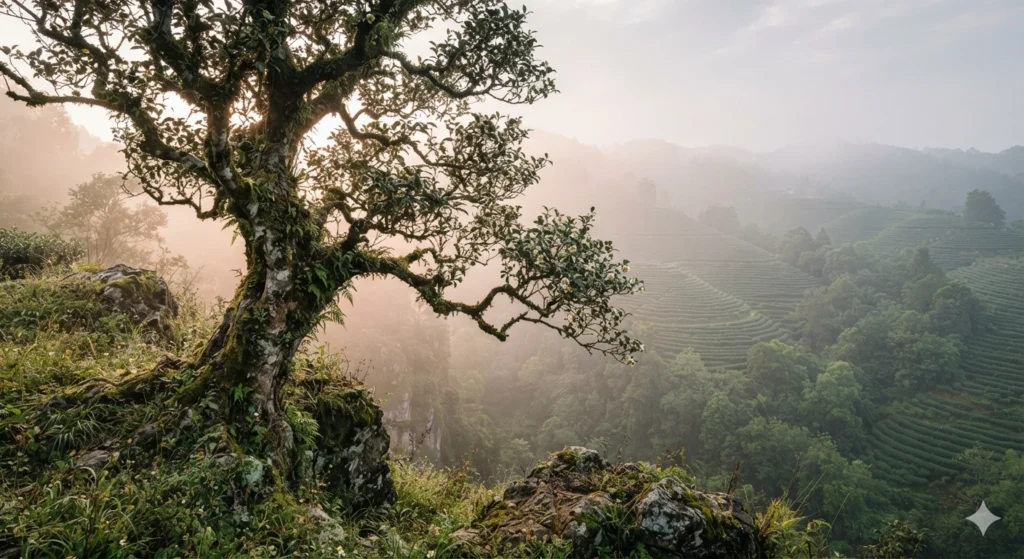Old tree Phoenix Dancong tea mountain premium terroir landscape