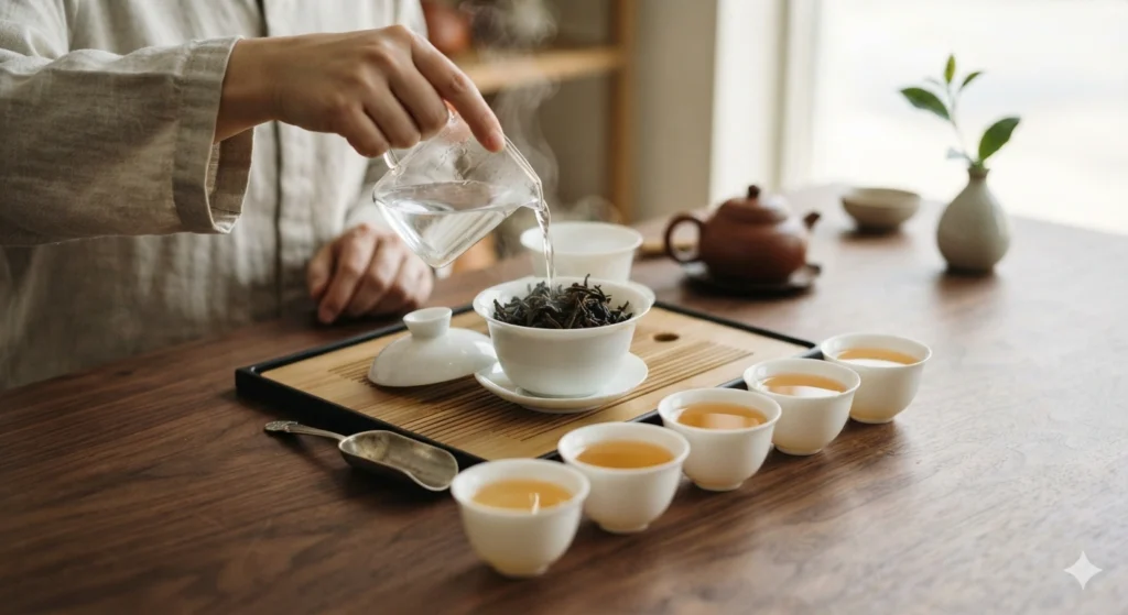 Selecting the best Dancong tea professional tasting and evaluation