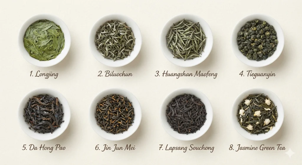 Famous Chinese Teas: 8 Traditional Teas Every Tea Lover Should Know