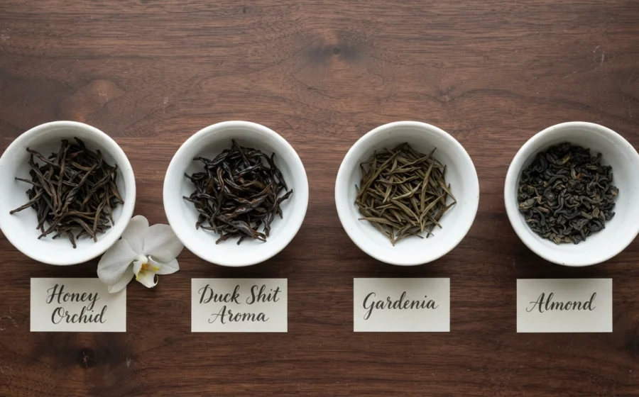 Phoenix Dancong aroma types Honey Orchid Duck Shit Gardenia Almond dry leaves